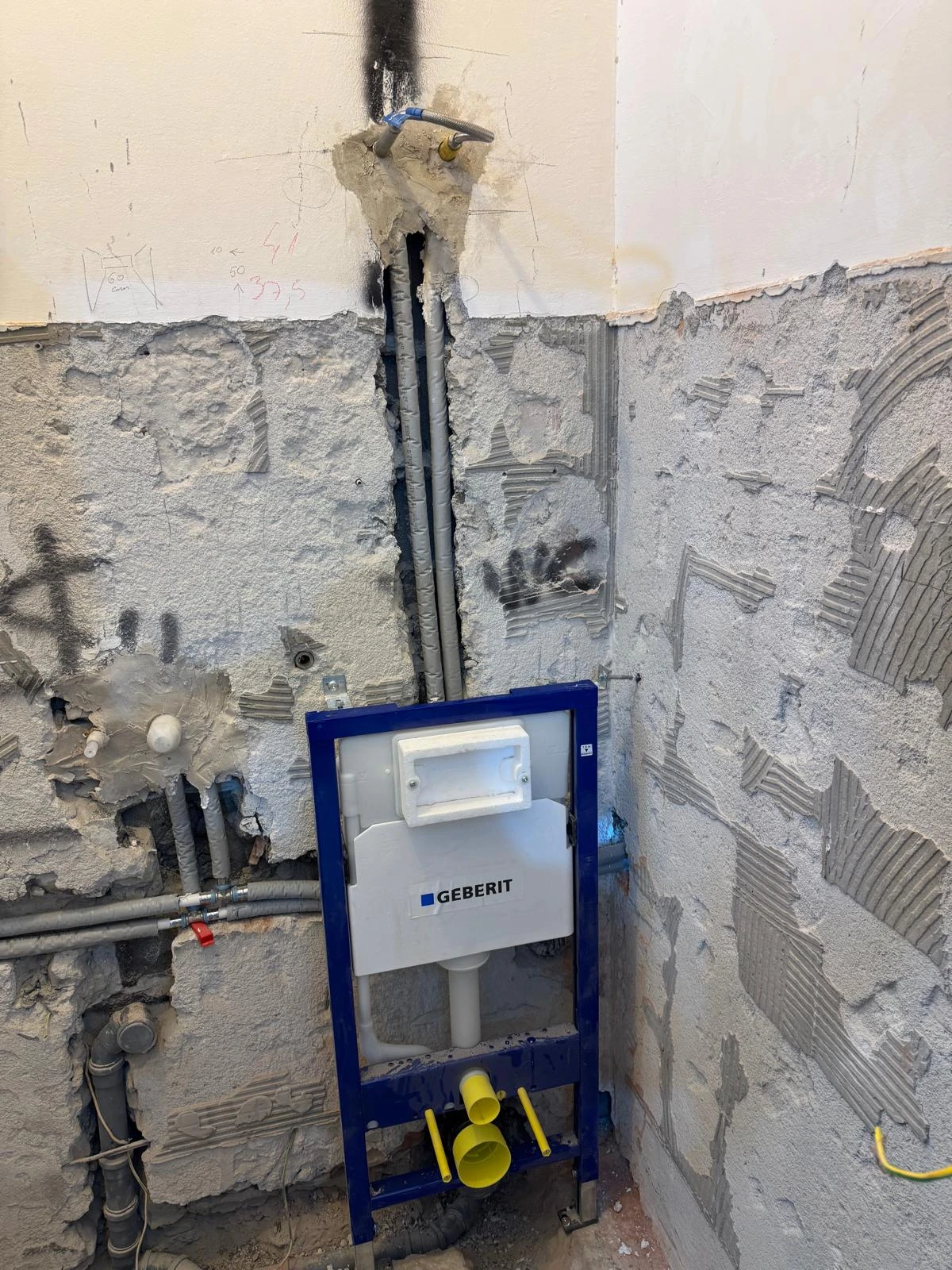 Ugradnja ugradbenog WC vodokotlića Geberit - vodoinstalater Zagreb